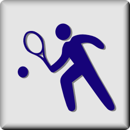 Icône sport raquette balle tennis à télécharger gratuitement