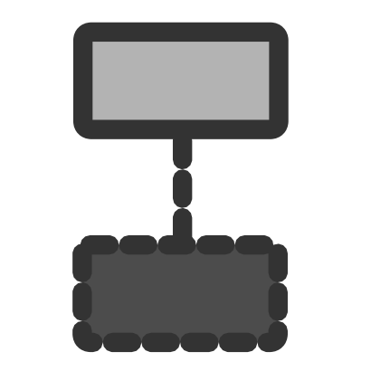 Icône gris rectangle à télécharger gratuitement