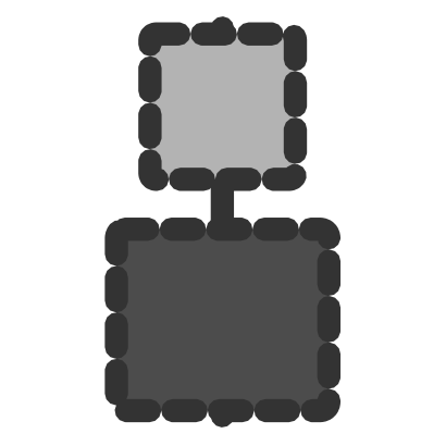 Icône gris carré à télécharger gratuitement