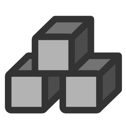 Icône gris cube à télécharger gratuitement