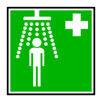 Icône croix vert douche carré personne à télécharger gratuitement