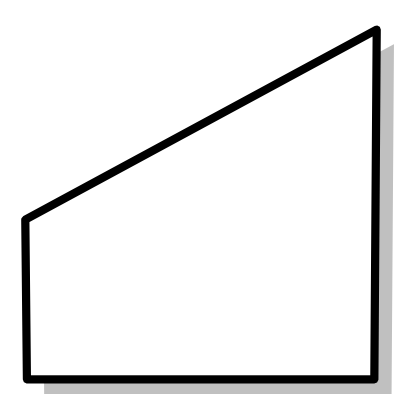 Icône blanc mathématique polygone à télécharger gratuitement