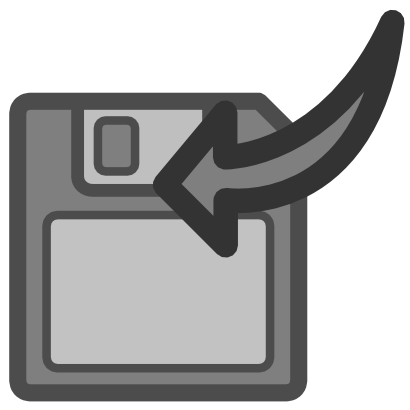 Icône gris flèche disque gauche à télécharger gratuitement