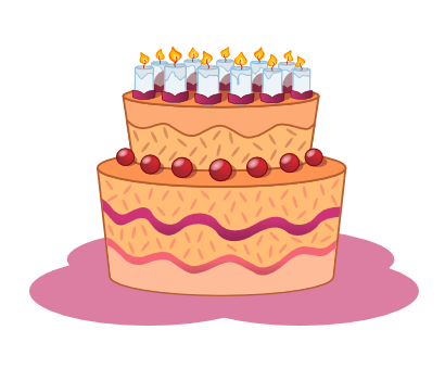 Icône aliment gâteau bougie anniversaire à télécharger gratuitement