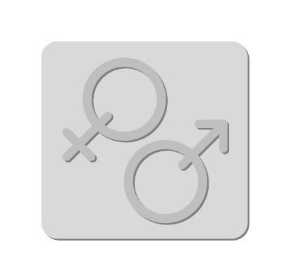 Icône gris symbole carré homme fille femme garçon à télécharger gratuitement