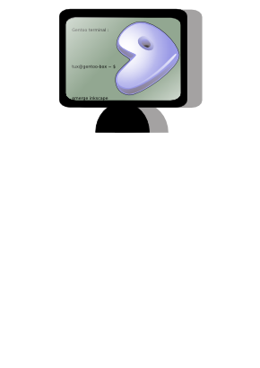 Icône linux écran à télécharger gratuitement