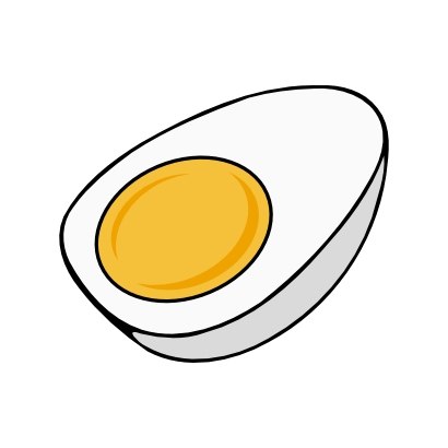 Icône jaune aliment œuf à télécharger gratuitement