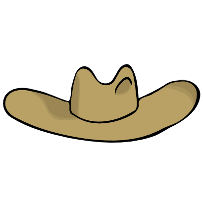 Icône marron chapeau vêtement à télécharger gratuitement