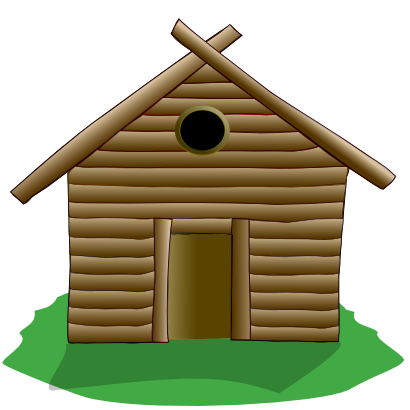 Icône maison bois cabane à télécharger gratuitement