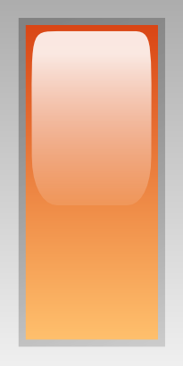 Icône orange rectangle à télécharger gratuitement