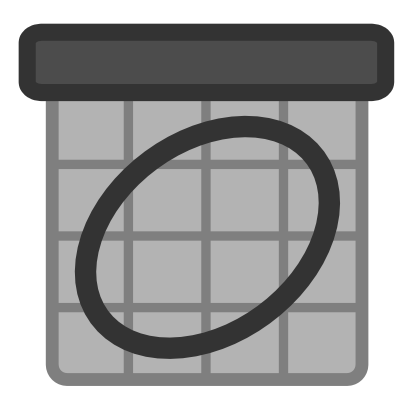 Icône gris rond carré à télécharger gratuitement
