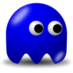Icône bleu fantôme à télécharger gratuitement