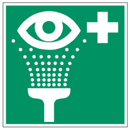 Icône pictogramme vert santé douche œil à télécharger gratuitement