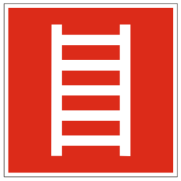 Icône rouge pictogramme échelle à télécharger gratuitement