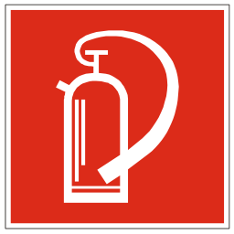 Icône rouge pictogramme extincteur à télécharger gratuitement