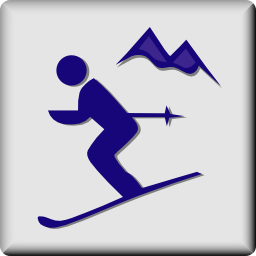 Icône sport montagne ski à télécharger gratuitement