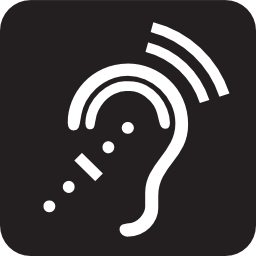 Icône audio oreille écouteur son sourd à télécharger gratuitement