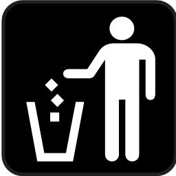 Icône poubelle recyclage déchêts à télécharger gratuitement