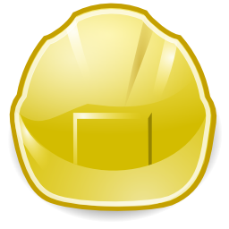 Icône casque jaune à télécharger gratuitement