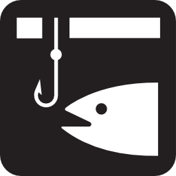 Icône poisson pêche hameçon à télécharger gratuitement