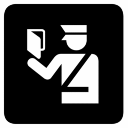 Icône papier douane douanier policier à télécharger gratuitement