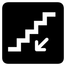 Icône escalier descente à télécharger gratuitement