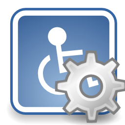 Icône préférence fauteuil roulant handicapé à télécharger gratuitement