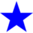 Icône bleu étoile à télécharger gratuitement