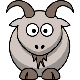 Icône gris animal chèvre à télécharger gratuitement