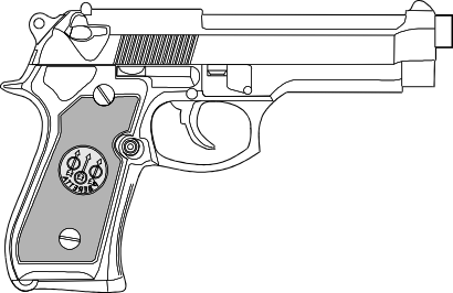 Icône feu pistolet arme à télécharger gratuitement