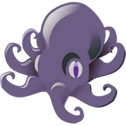 Icône animal pieuvre violet à télécharger gratuitement