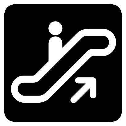 Icône flèche personne escalator à télécharger gratuitement