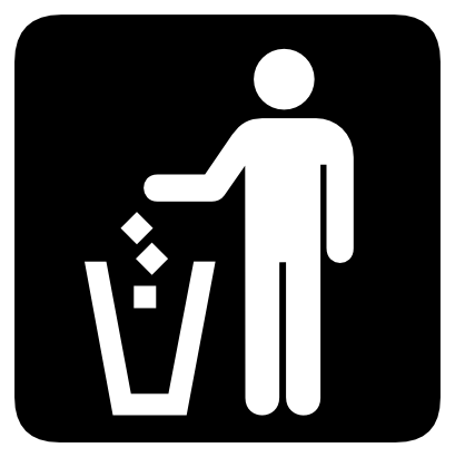 Icône poubelle personne à télécharger gratuitement