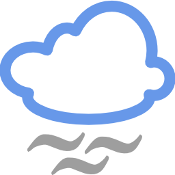 Icône météo nuage brouillard à télécharger gratuitement