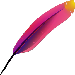 Icône plume rose apache à télécharger gratuitement
