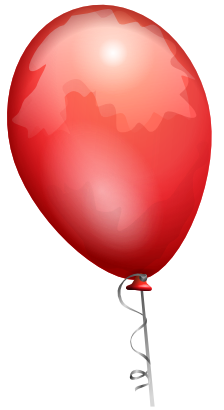 Icône rouge ballon à télécharger gratuitement
