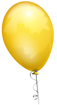 Icône jaune ballon à télécharger gratuitement