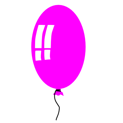 Icône ballon rose à télécharger gratuitement
