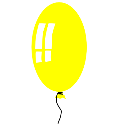 Icône jaune ballon à télécharger gratuitement