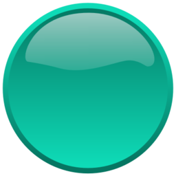 Icône rond bouton turquoise à télécharger gratuitement