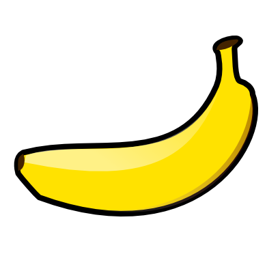 Icône aliment fruit banane à télécharger gratuitement