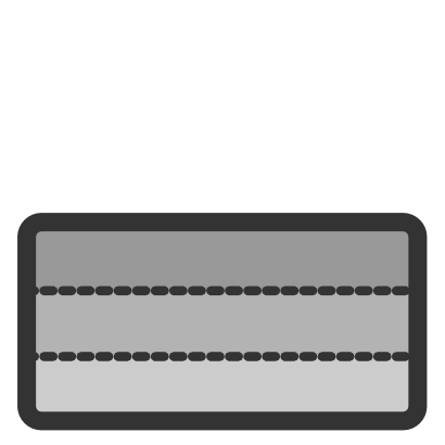 Icône gris barre rectangle à télécharger gratuitement