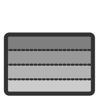 Icône gris barre rectangle à télécharger gratuitement