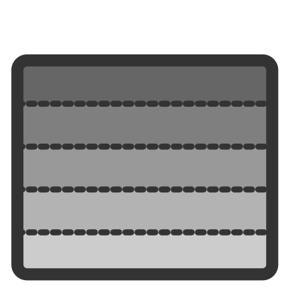 Icône gris barre rectangle à télécharger gratuitement