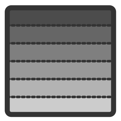 Icône gris barre rectangle à télécharger gratuitement