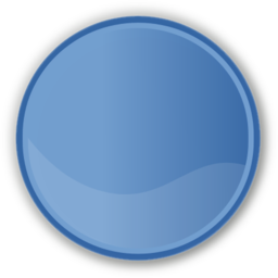 Icône bleu rond cercle à télécharger gratuitement