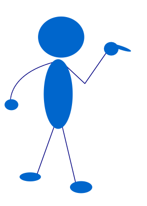 Icône bleu rond cercle disque homme personne à télécharger gratuitement