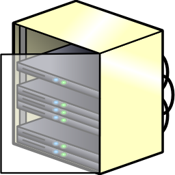 Icône ordinateur serveur rack armoire à télécharger gratuitement