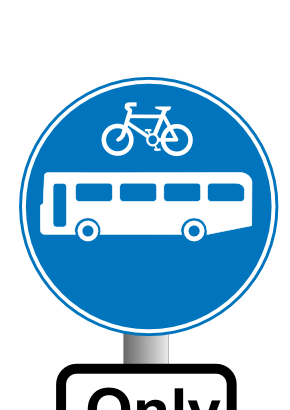Icône rond vélo car bus panneau à télécharger gratuitement