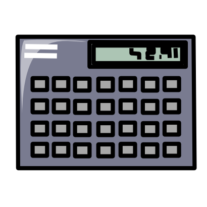 Icône calculatrice à télécharger gratuitement